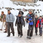 Мадонна с семьей на отдыхе в Швейцарии (28 декабря 2011)