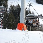 Мадонна с семьей на отдыхе в Швейцарии (28 декабря 2011)